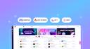 Discovery splash banner for Magic Square Discord server