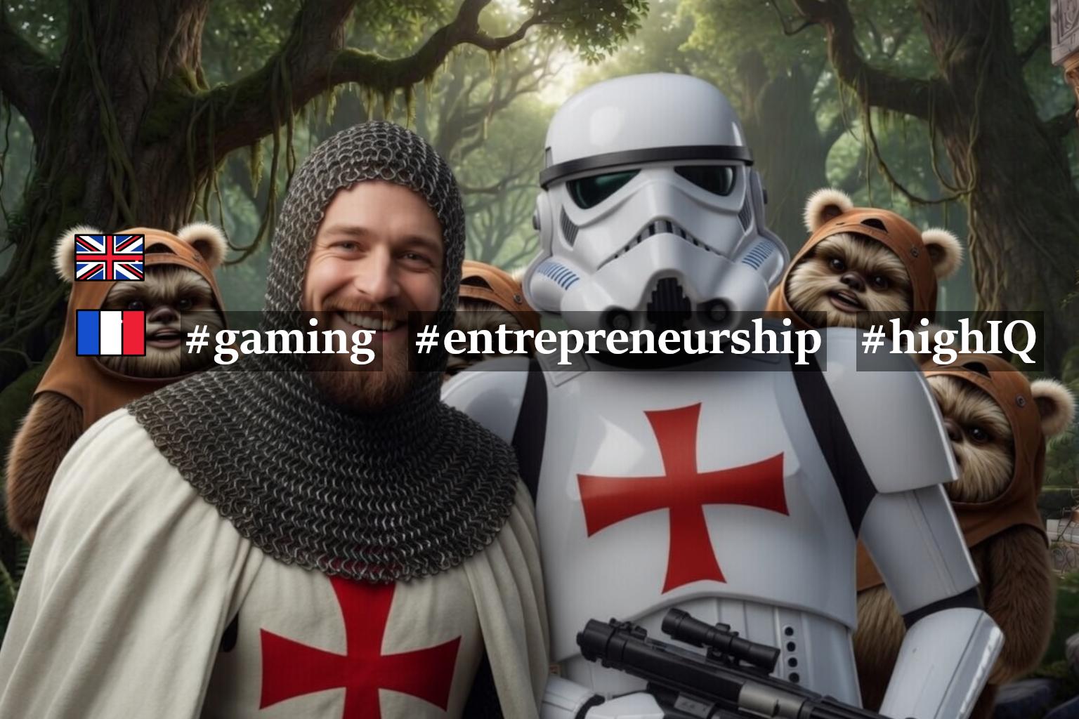 Discovery splash banner for TOR (High IQ Rich Gamers) Discord server