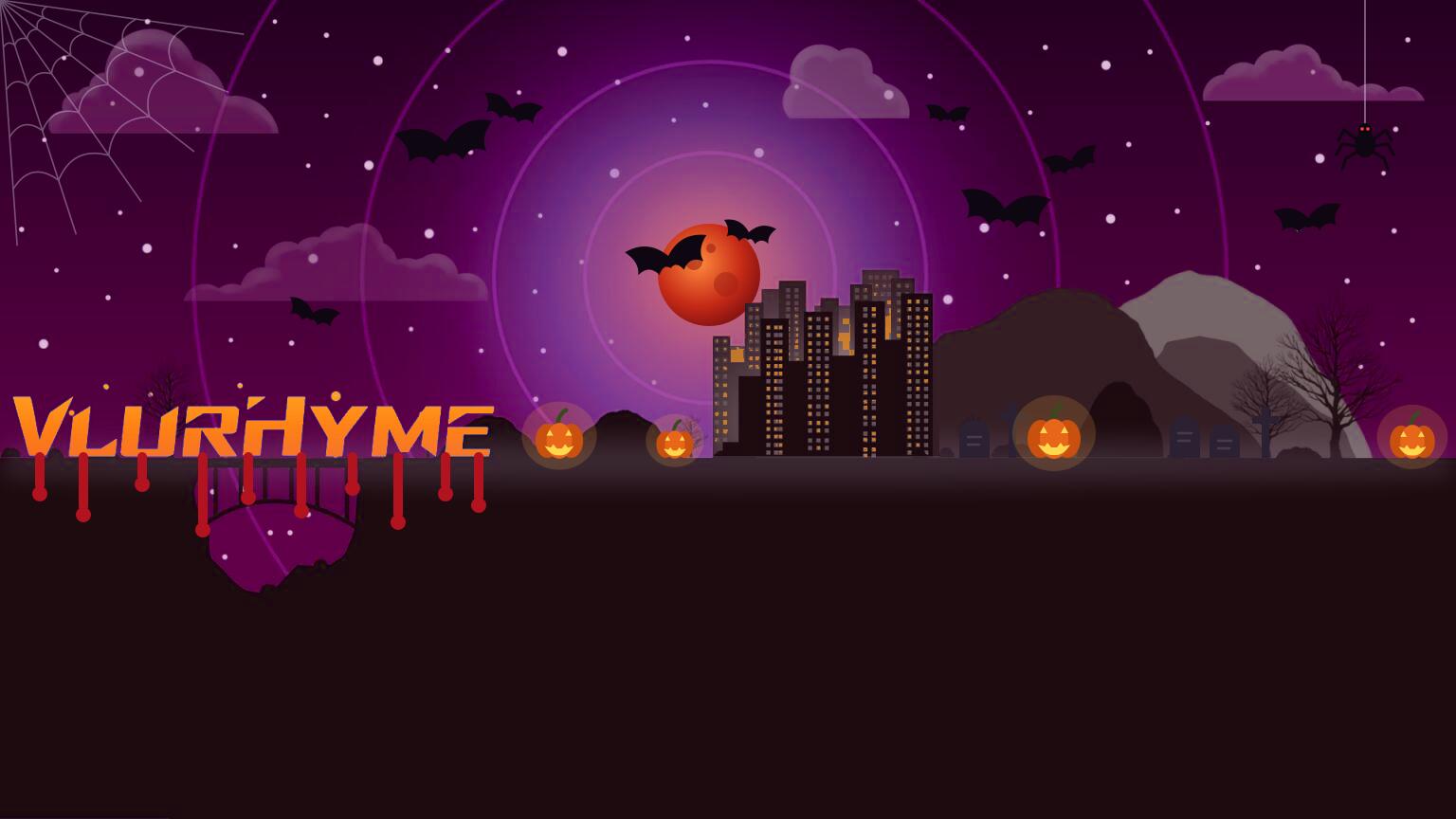Discovery splash banner for VlurHyme™ 🎃👻🧟 Discord server