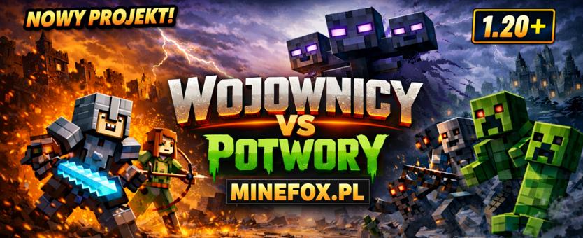 Discovery splash banner for MINEFOX.PL Discord server