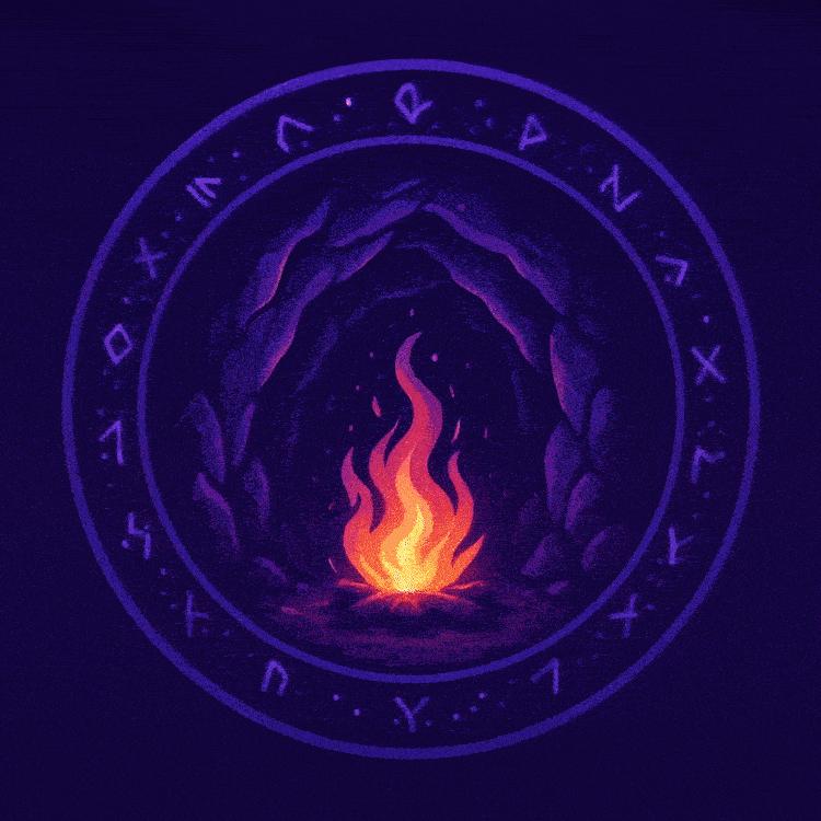 Discovery splash banner for Mystic Cave Discord server