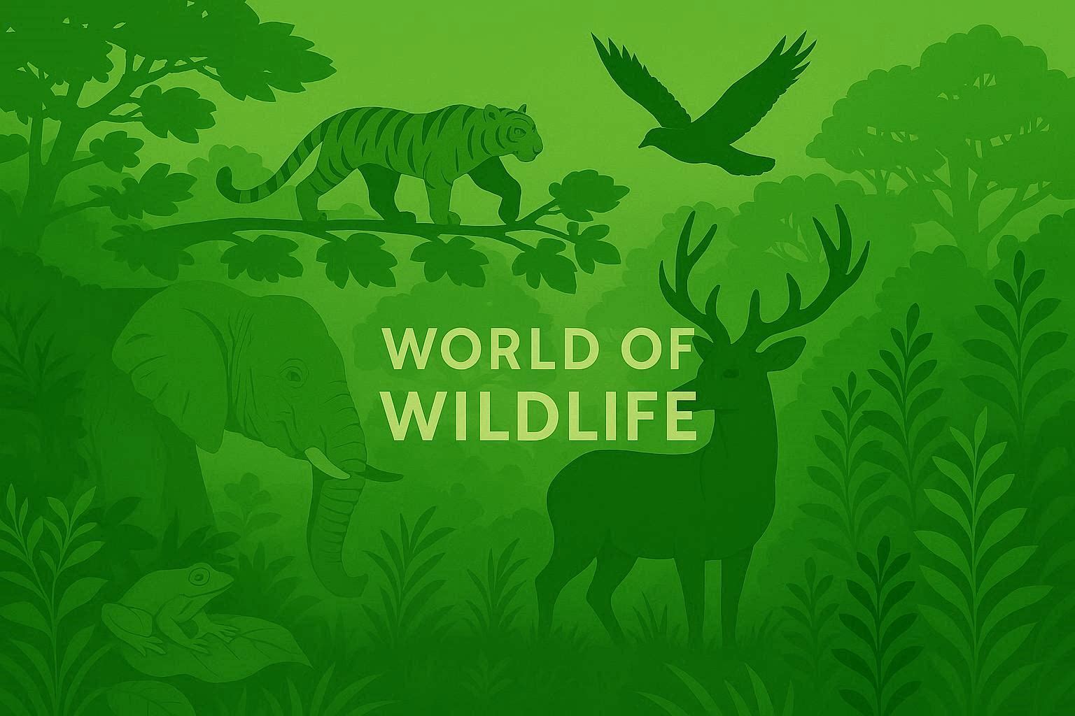 Discovery splash banner for World of Wildlife 🌲 Discord server