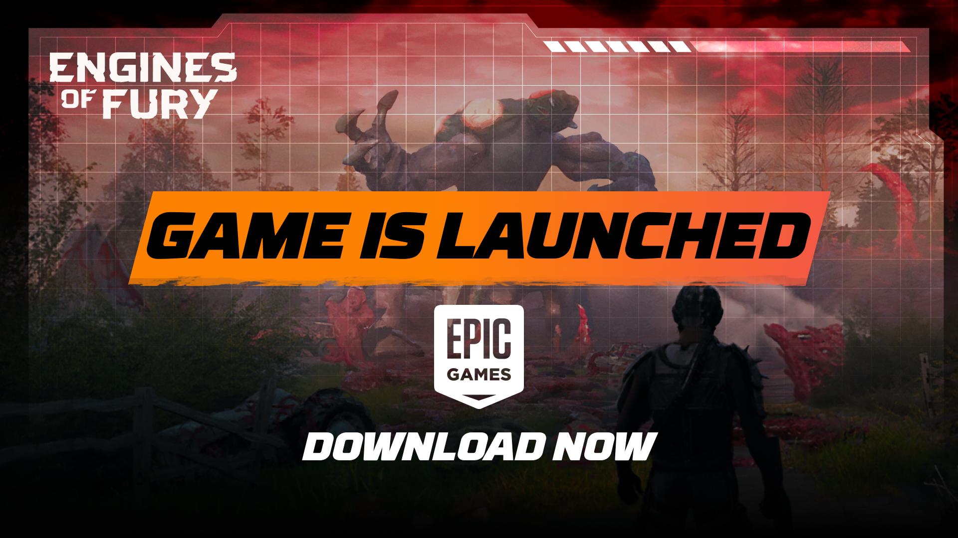 Discovery splash banner for Engines of Fury Discord server