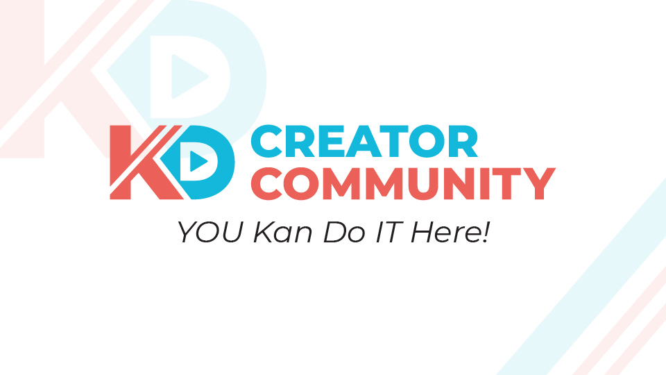 Discovery splash banner for Kan Do Creators Discord server