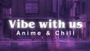 Discovery splash banner for Vibe with us Discord server