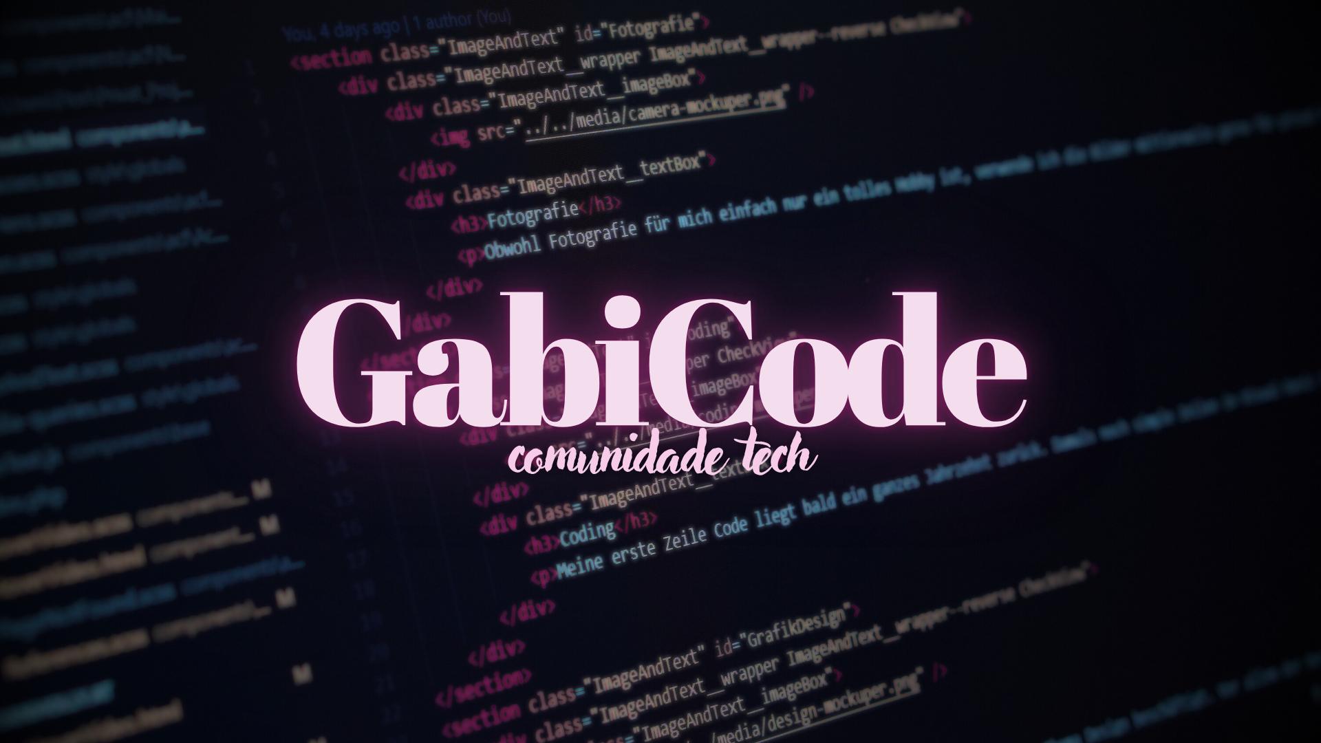 Discovery splash banner for GabiCode Discord server