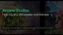 Discovery splash banner for Arcane Studios Discord server