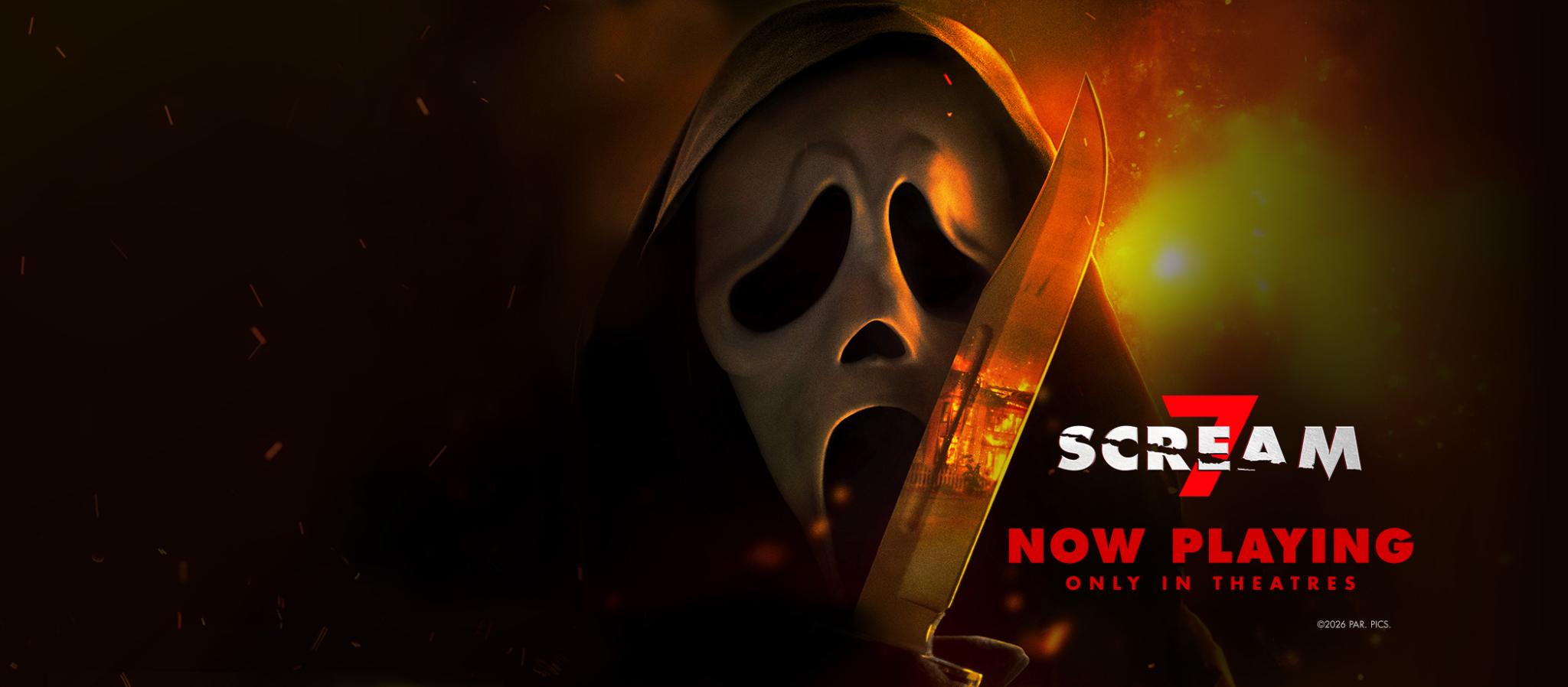 Discovery splash banner for ‘SCREAM 7’ x Ice Nine Kills 🔪 Discord server