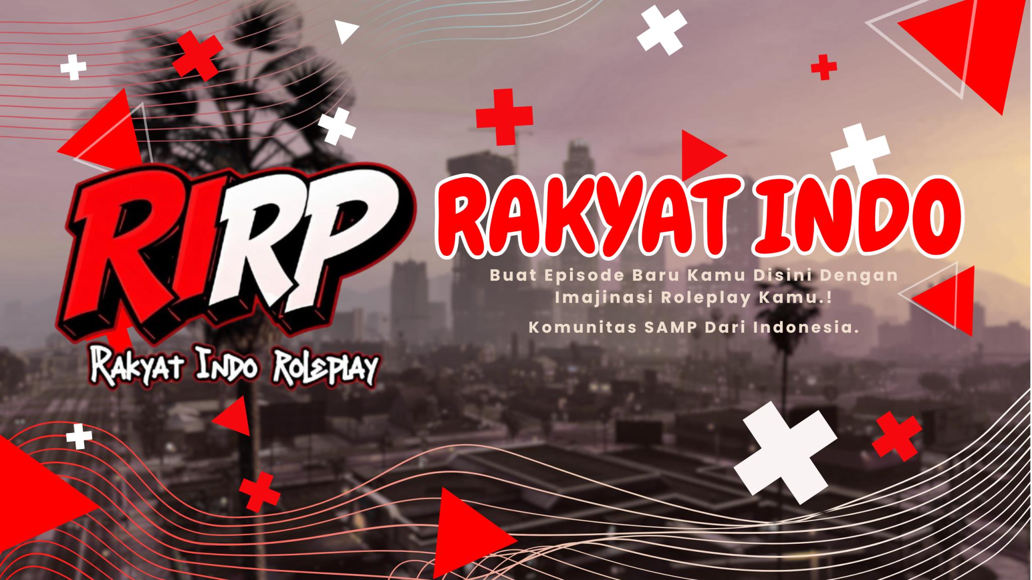 Discovery splash banner for RAKYAT INDONESIA x NEXOTIS ROLEPLAY Discord server