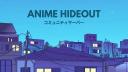 Discovery splash banner for Anime Hideout Discord server