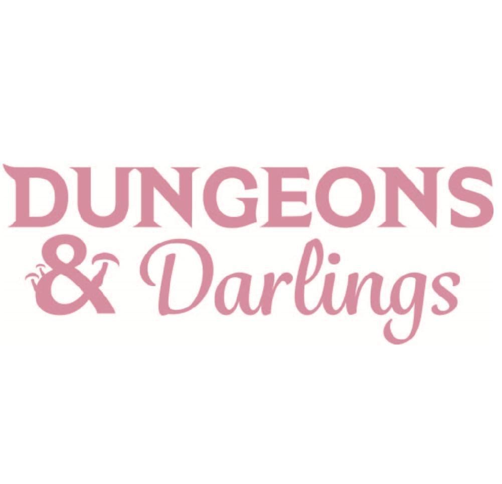 Discovery splash banner for Dungeons and Darlings (Femme D&D Community) Discord server
