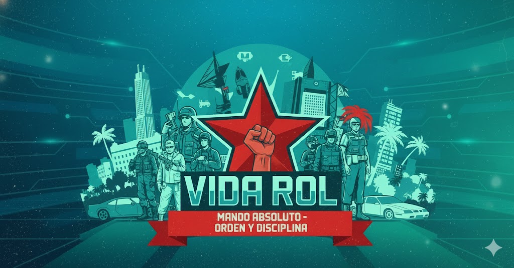 Discovery splash banner for (VR) Vida Roleplay Discord server