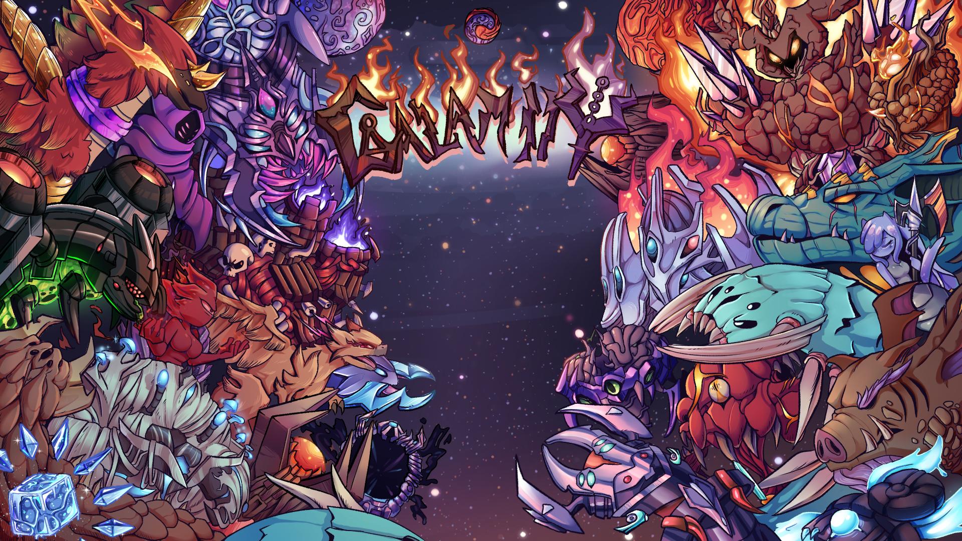 Discovery splash banner for Terraria Calamity Mod & Other Mods RU Discord server