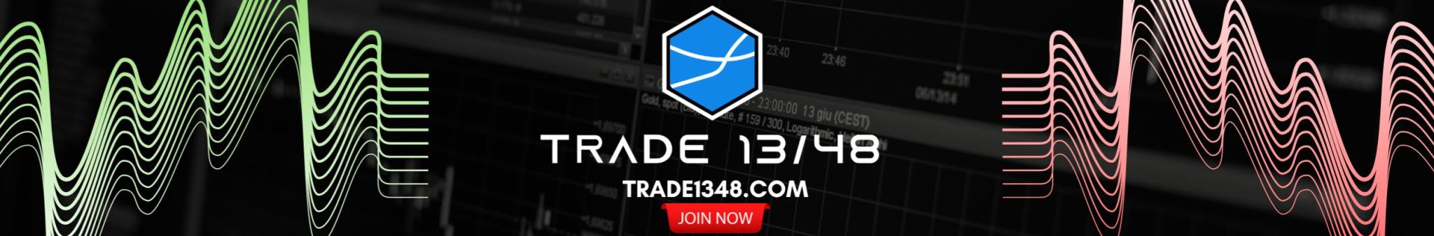 Discovery splash banner for Trade 13/48 Discord server