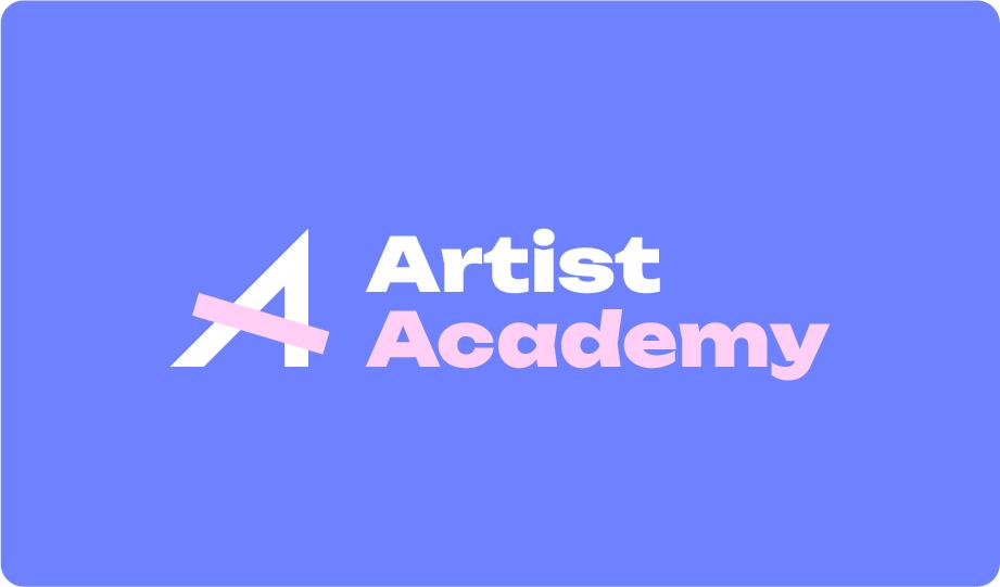 Discovery splash banner for Artist Academy Discord server