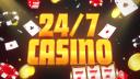 Discovery splash banner for 24/7 Casino Discord server