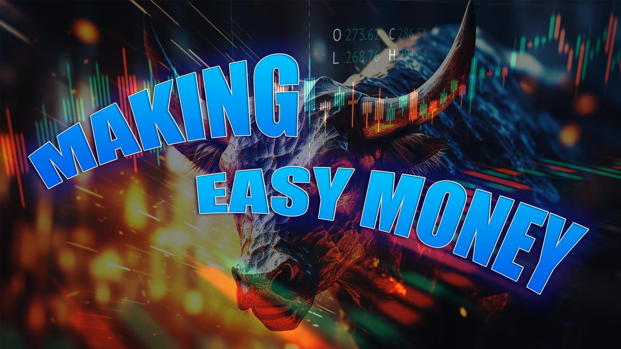 Discovery splash banner for Making Easy Money Discord server