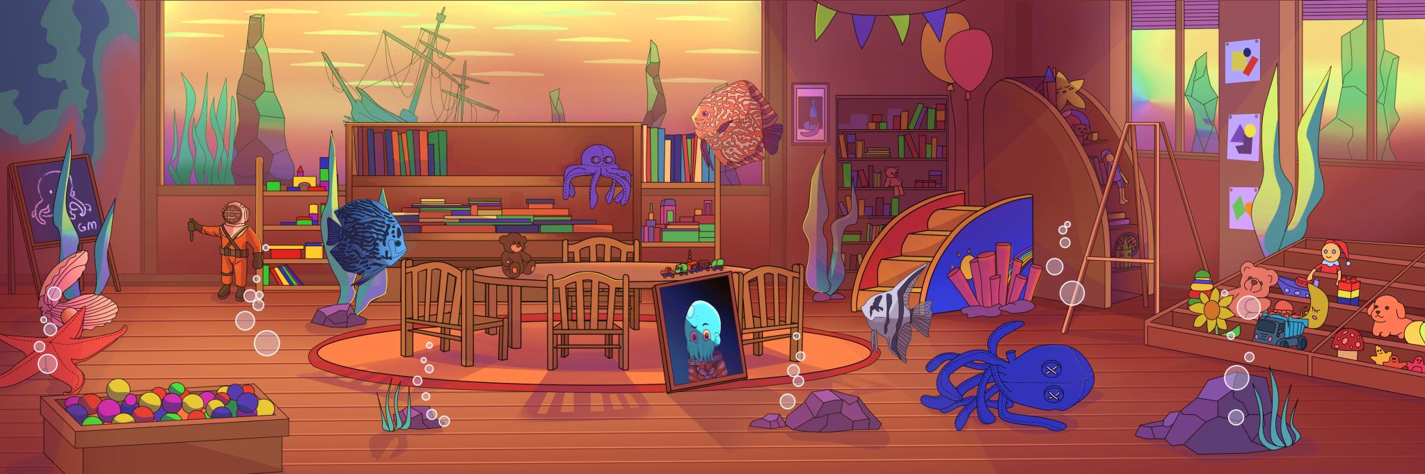 Discovery splash banner for OctoPeeps Discord server