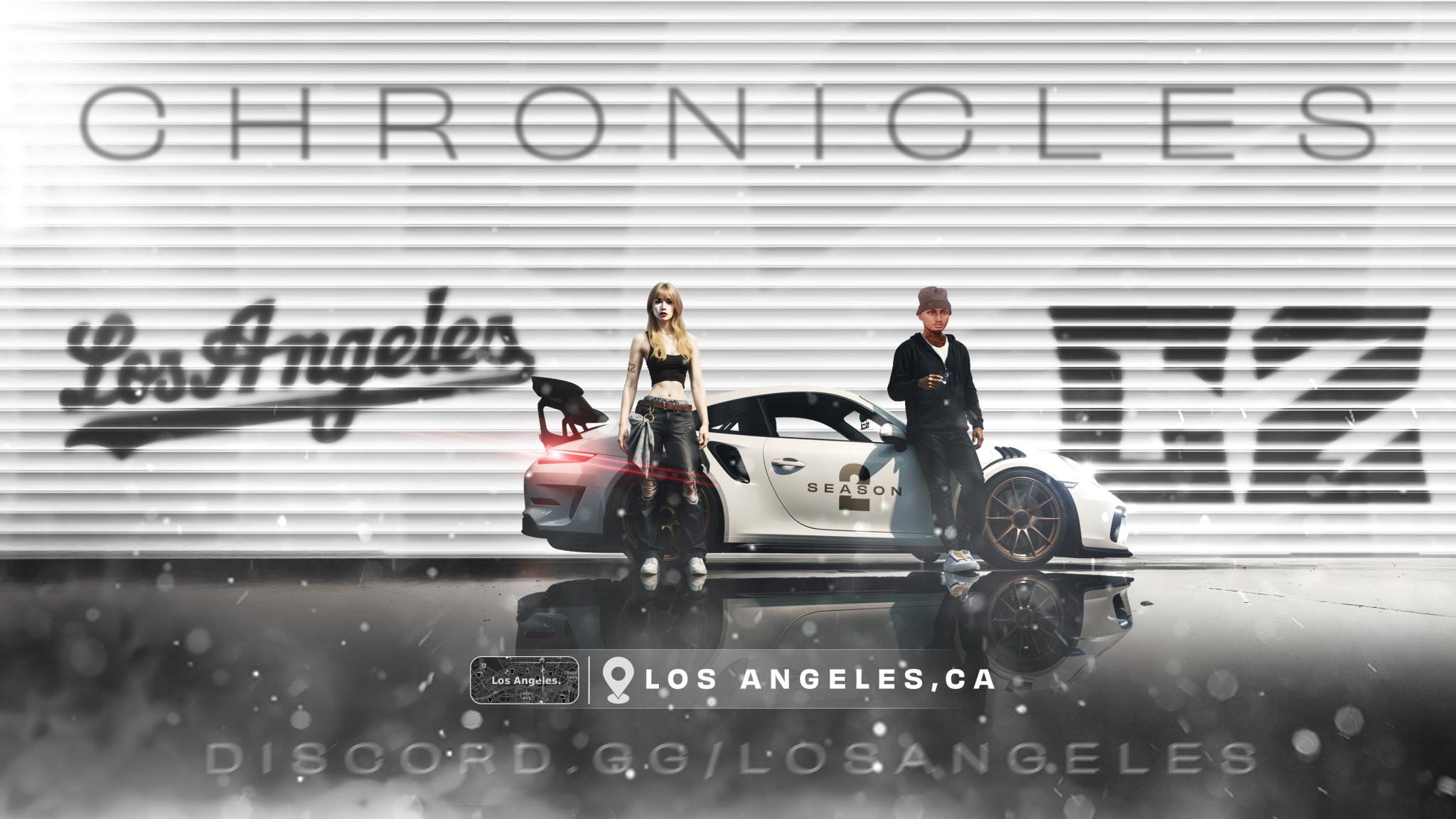 Discovery splash banner for 🎗 L.A. CHRONICLES | WORLDWIDE Discord server