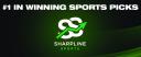 Discovery splash banner for SharpLine Sports Discord server