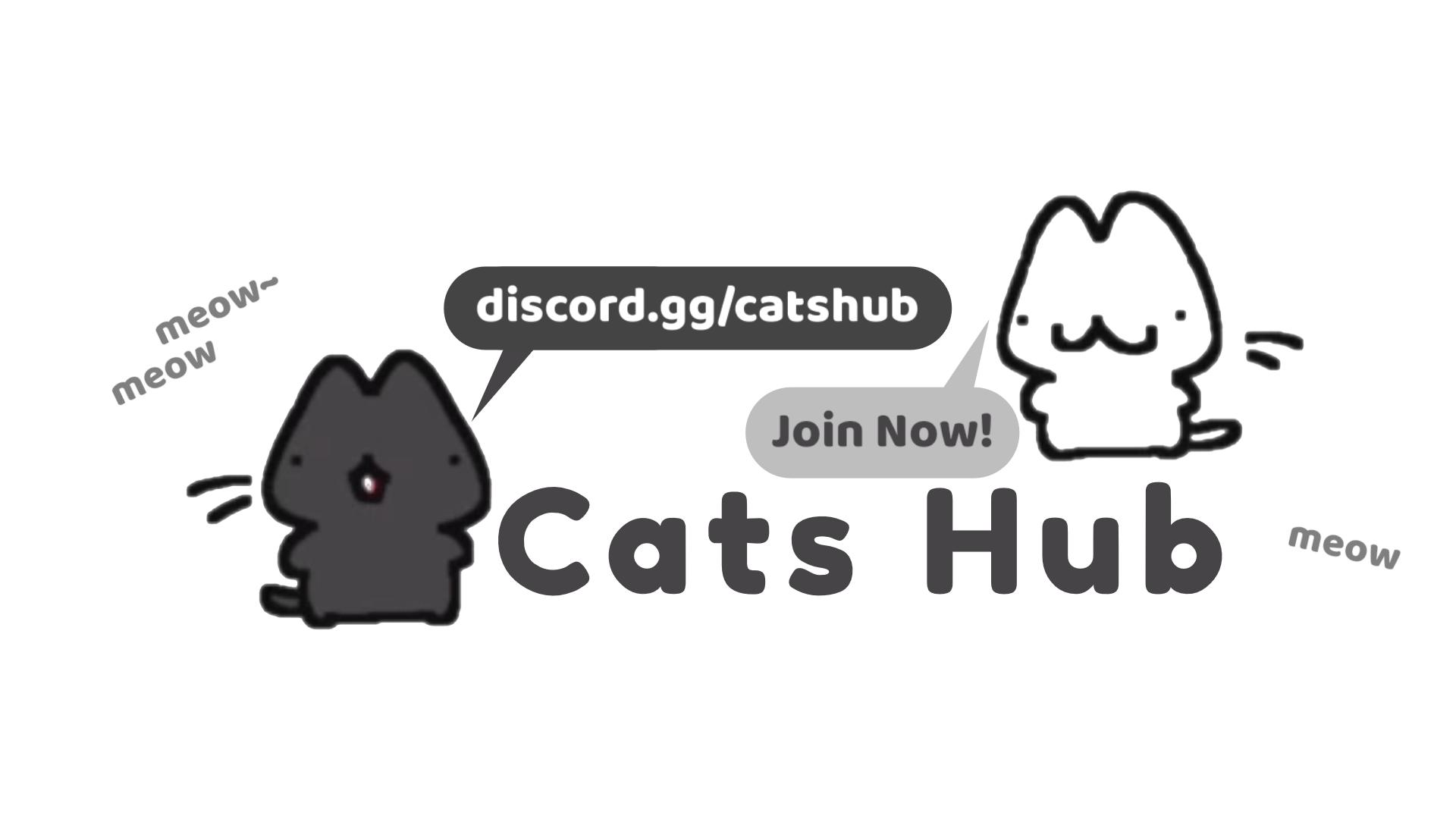 Discovery splash banner for Cats Hub β
Discord server
