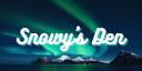 Discovery splash banner for Snowy's Den!・Furry Community Discord server