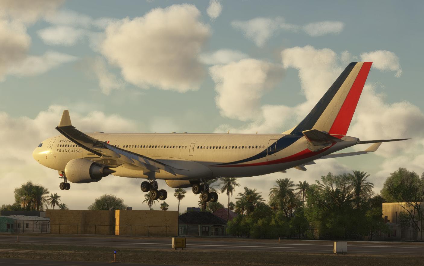 Discovery splash banner for Microsoft Flight Simulator France Discord server