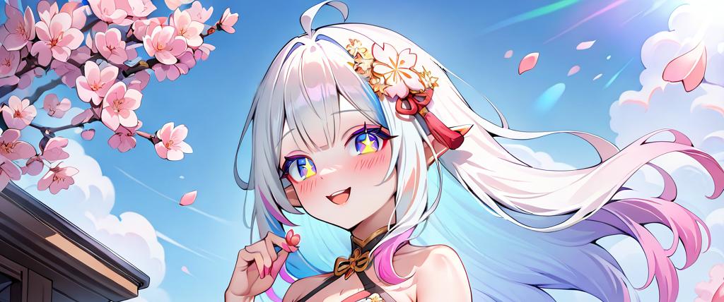 Discovery splash banner for Starz・Safe-Space・Music・Galaxy・Chat・Anime・Emotes・Manga・Star Guild Tag・Genshin・WuWA・Roblox Discord server