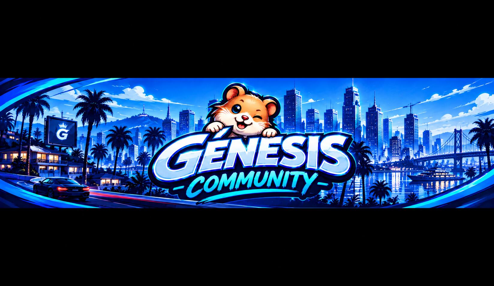 Discovery splash banner for Génesis Community Discord server