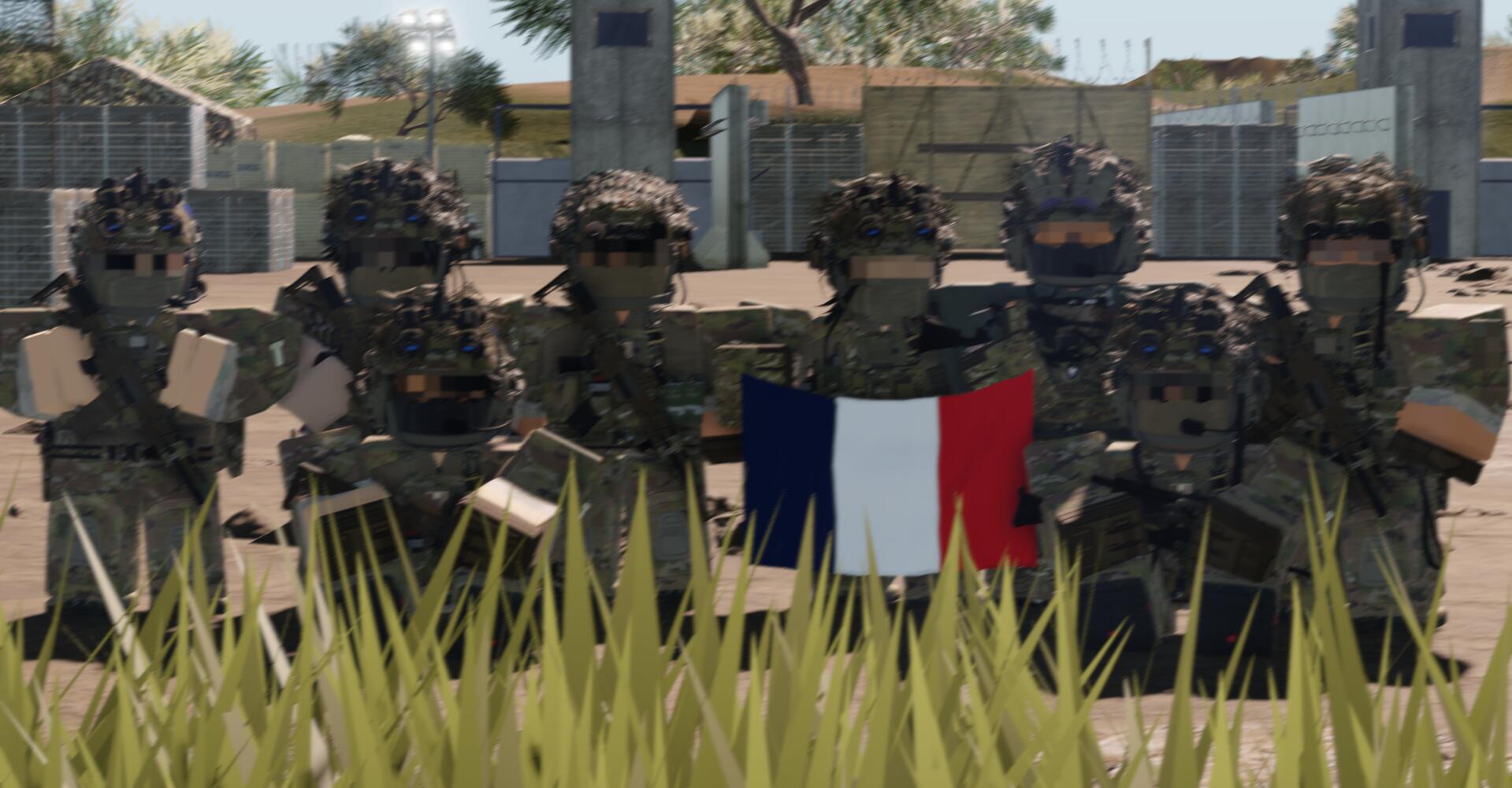 Discovery splash banner for Forces Armées Françaises Discord server