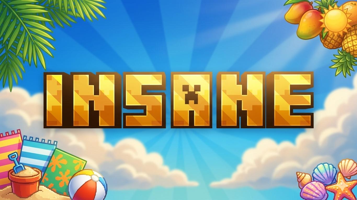 Discovery splash banner for InSane SMP Discord server