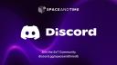 Discovery splash banner for Space and Time Discord server