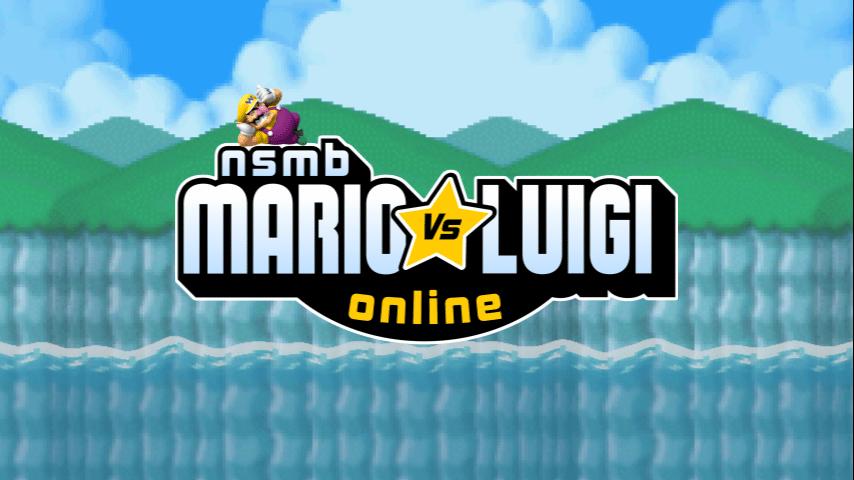 Discovery splash banner for NSMB - Mario vs Luigi Online Discord server