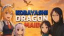 Discovery splash banner for Kobayashi Dragon Maid (Fr) Discord server