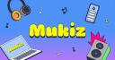 Discovery splash banner for Mukiz - Music quiz game Discord server