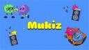 Discovery splash banner for Mukiz - Music quiz game Discord server