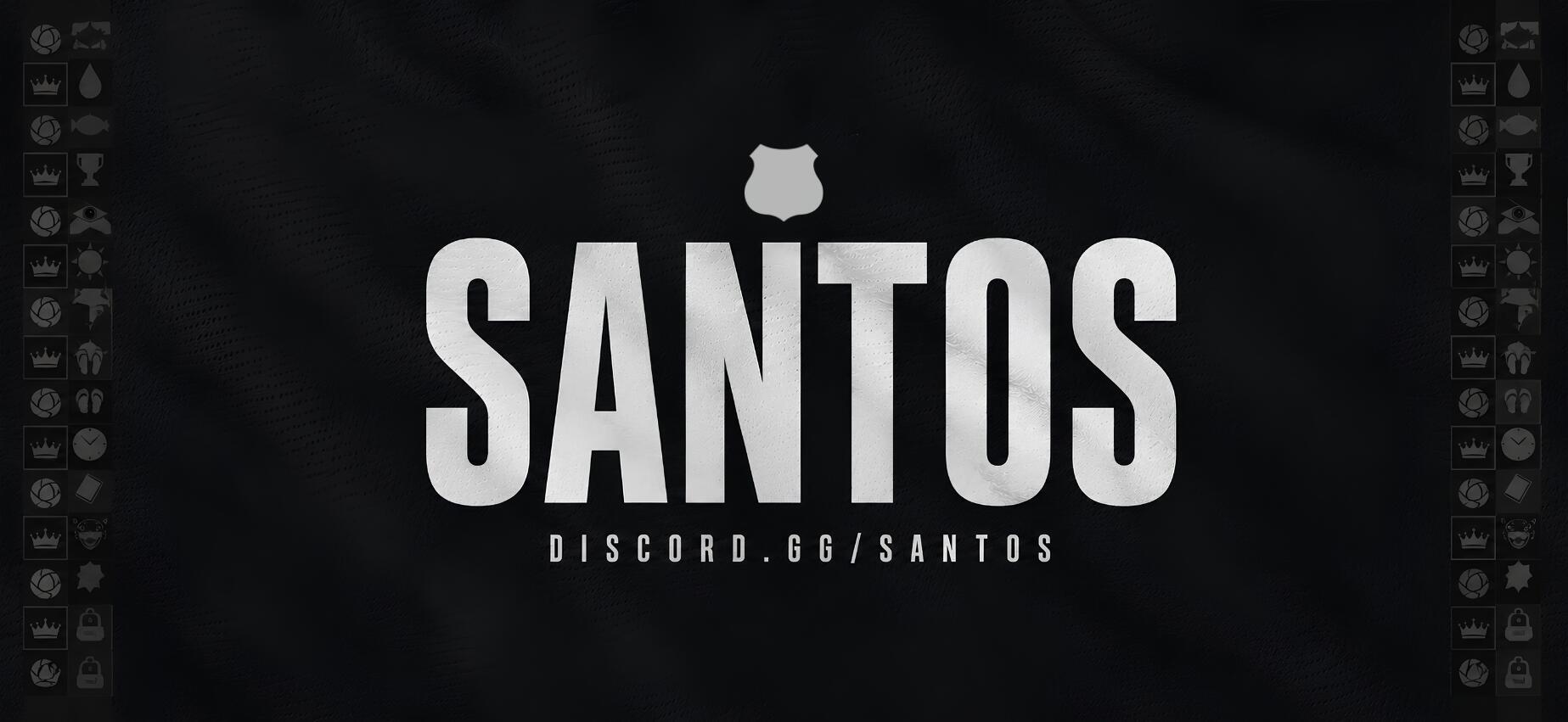Discovery splash banner for Santos Discord server