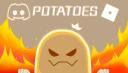 Discovery splash banner for Potatoes Discord server