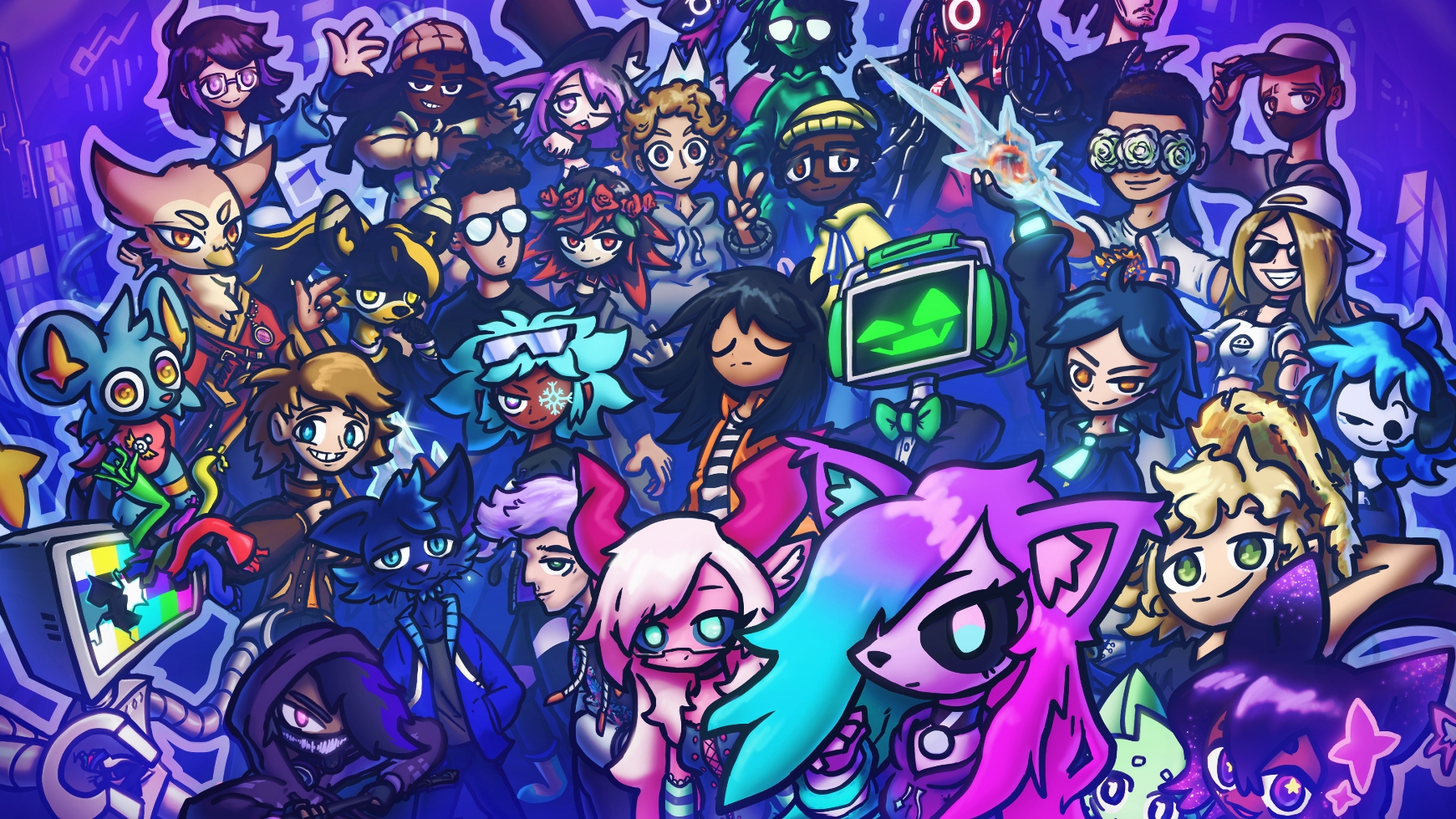 Discovery splash banner for Neoluminum Discord server