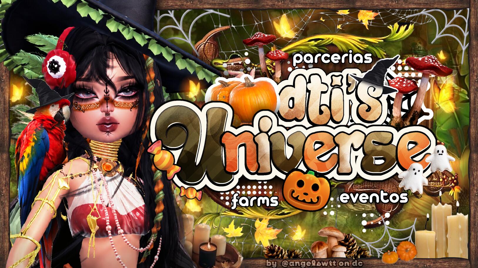 Discovery splash banner for な﹕൭ 🎃﹕𝐃𝗍𝗂'𝐬 𝐔𝗇𝗂𝗏𝖾𝗋𝗌𝖾 #5𝗄 Discord server