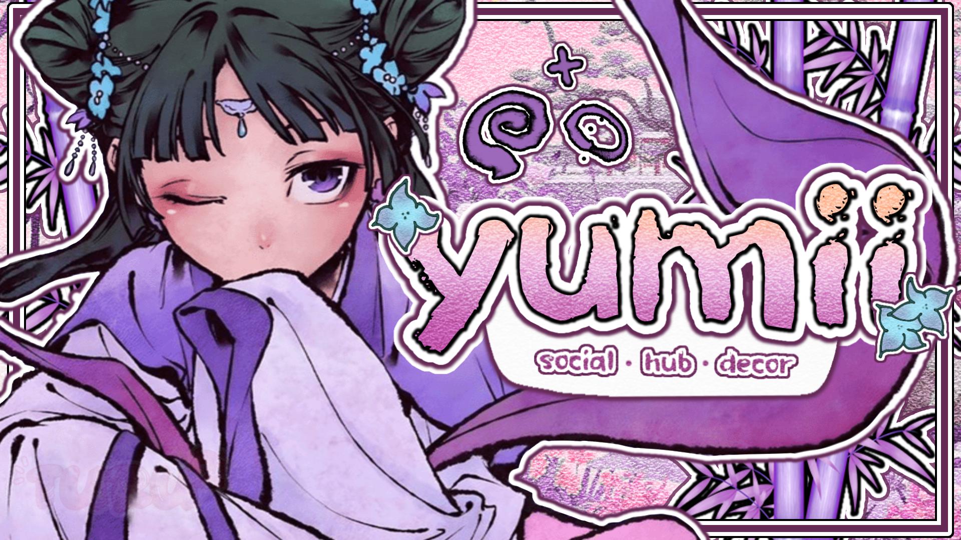 Discovery splash banner for 🌸 /yumii 𓂅 hub﹠decor Discord server