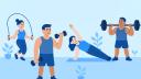 Discovery splash banner for Fitness Friends Discord server