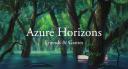 Discovery splash banner for Azure Horizons | Friends & Games Discord server