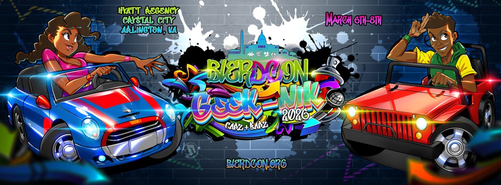 Discovery splash banner for BlerDCon | March 6-8, 2026 Discord server