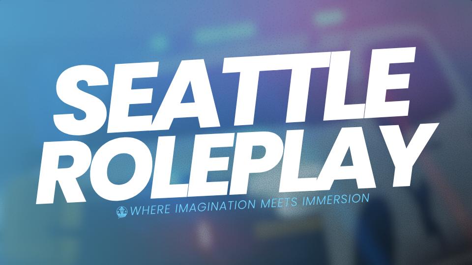 Discovery splash banner for Seattle Roleplay Discord server