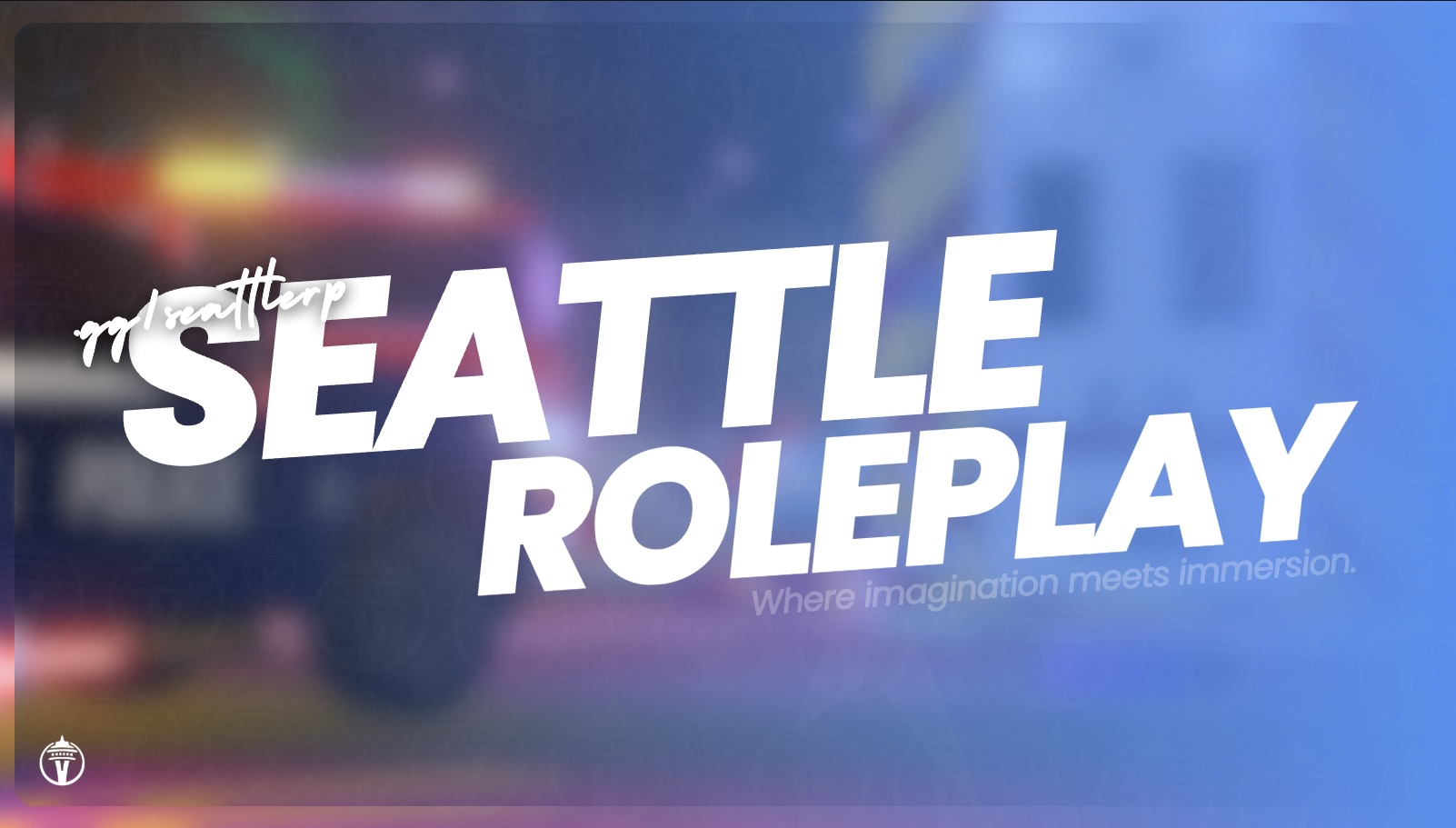 Discovery splash banner for Seattle Roleplay Discord server