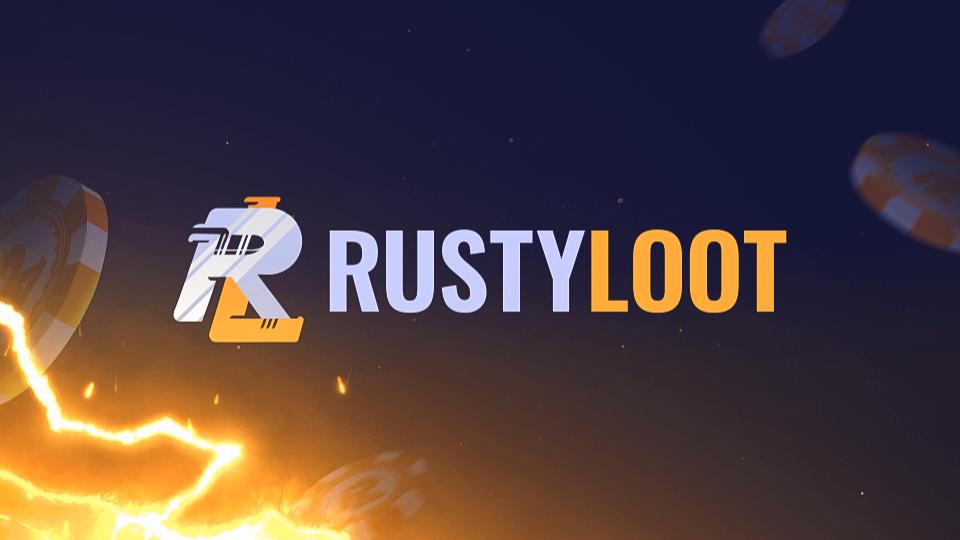Discovery splash banner for RustyLoot.gg Discord server