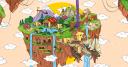 Discovery splash banner for STEAMLAND Discord server