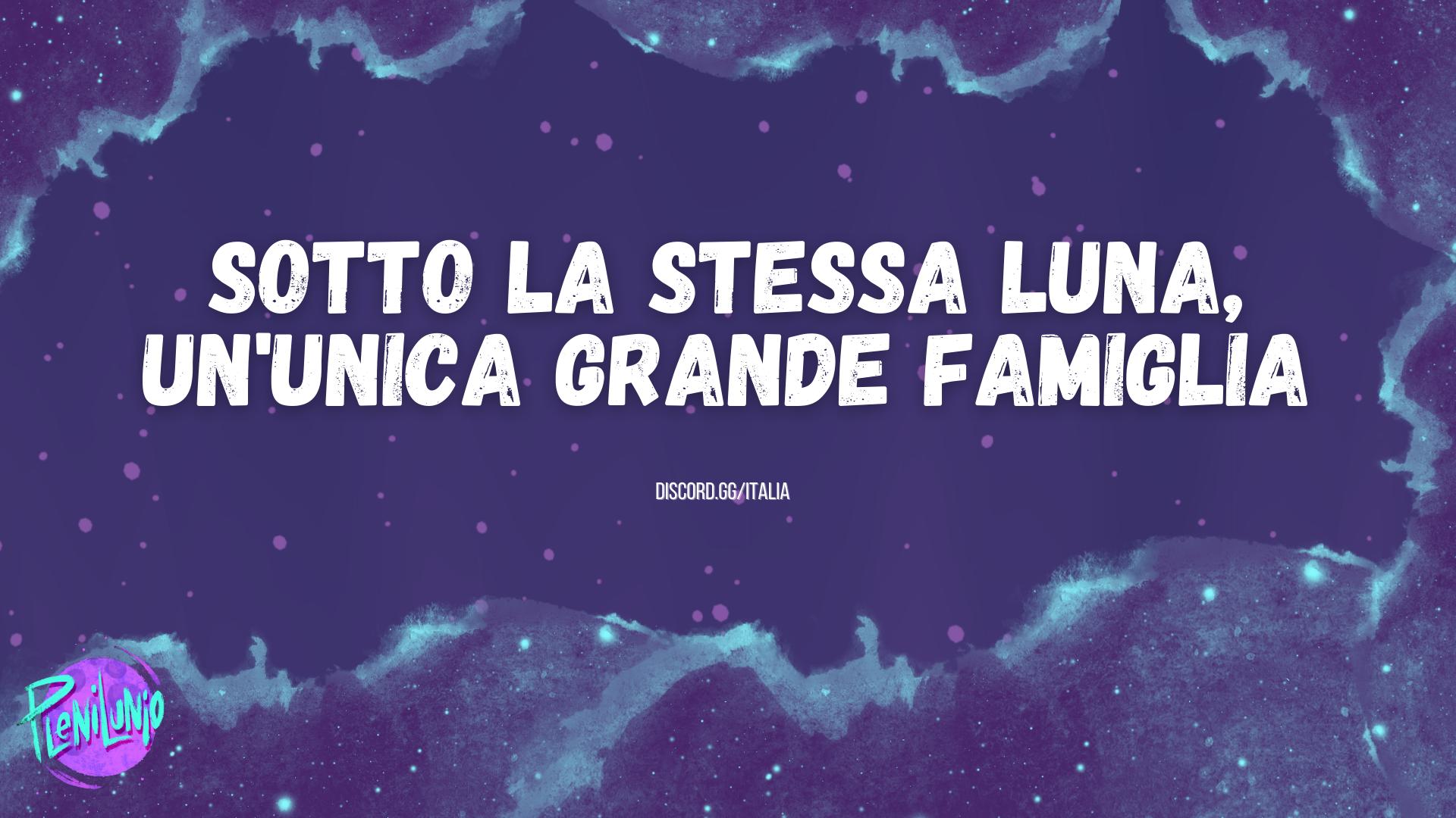 Discovery splash banner for โหเฟ ๐ Plenilunio โพ .gg/italia | chill โ minigames โ nitro โ active โ tag Discord server