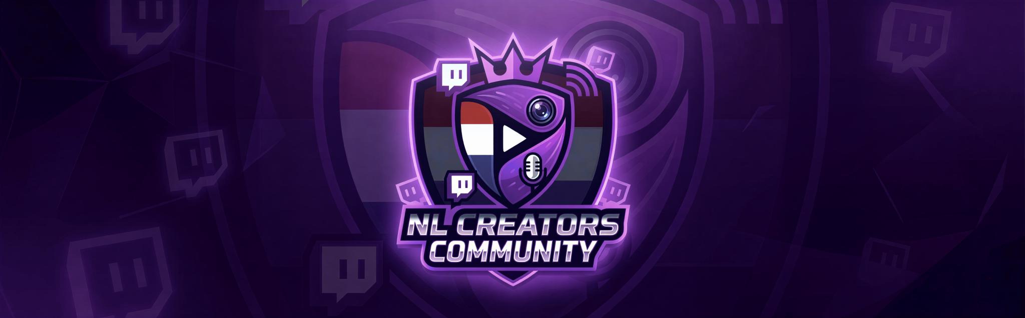 Discovery splash banner for NL Creators Community Discord server